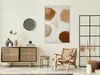 Vlies Leinwandbild - Beige Abstraction (1 Part) Vertical Produktbild-Vorschau 2