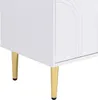 Merax TV-Schrank mit 3D-Türen, TV Lowboard mit goldene Produktbild-Vorschau 9