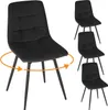 EUGAD Esszimmerstühle drehbar 4er Set, Wohnzimmerstuhl, für Produktbild-Vorschau 1