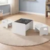 COSTWAY Tavolo multifunzione 6 in 1 per bambini, set tavolo Anteprima dell’immagine prodotto 9
