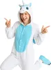 Pigiama Onesie Kigurumi Travestimento Costume Unicorno Anteprima dell’immagine prodotto 4