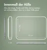 Accezz Leather Laptop Hülle MacBook 14 Zoll - Laptop Sleeve Produktbild-Vorschau 3