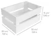 Creative Deco Natuurlijke Houten Kist Witte, 30 x 20 x 15 Productafbeelding-voorbeeld 3