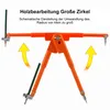 Professioneller Großer Zirkel, Zimmermannskompass mit Produktbild-Vorschau 2