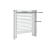 FATIVO kryt topení 78x19x92 cm – vysoký kryt topení v bílé Náhled obrázku produktu 4