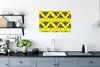 MuchoWow® Poster Schottisches Hochlandrind - Muster - Gelb Produktbild-Vorschau 3