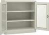 vidaXL Armadio per ufficio grigio chiaro 90x40x90 cm Anteprima dell’immagine prodotto 4