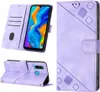 Hülle für Huawei P30 Lite Prägung Flip Leder Brieftasche Produktbild-Vorschau 1