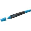 A blue and black pen with its cap off, lying on a white background. Anteprima dell’immagine prodotto