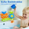 Badewannen Spielzeug Wasserspiel Krabbe mit Drehfunktion Produktbild-Vorschau 4
