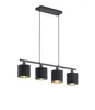 Lampadario TOMMY nero e oro 4xE14x28W in metallo, Anteprima dell’immagine prodotto 14