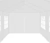 vidaXL Tenda da giardino 3x12 m Bianco Anteprima dell’immagine prodotto 12
