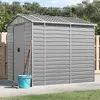 vidaXL Gartenhaus Hellgrau 191 x 215 x 198 cm Verzinkter Produktbild-Vorschau 2