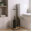 Szczotka do WC z uchwytem na papier toaletowy i bambusową Podgląd zdjęcia produktu 7