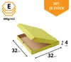 KAPAK 25er Pizzakarton Grün 32x32x4 cm quadratisch für Produktbild-Vorschau 2