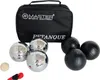 Jeu de pétanque MASTER 6 boules chromées et noires housse Voir les images du produit 2