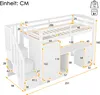 okwish Patrová postel 90 x 200 cm, praktická dětská postel Náhled obrázku produktu 7