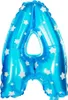 Buchstaben Luftballon 40CM Folienballon Blau A Produktbild-Vorschau 1