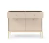 BETTSO Moderne Kommode MOLLY Beige mit 2 Türen, 2 Produktbild-Vorschau 4