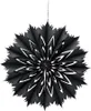 Decoris Dekoanhänger schwarz Stern Papier sortiert 40cm (1 Produktbild-Vorschau 3