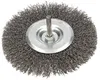 KOTARBAU® Schijfborstel 120 mm met ronde schacht gegolfd Productafbeelding-voorbeeld 3