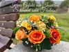 Grabgesteck Kunstblumen mit künstlichen Rosen in Apricot Produktbild-Vorschau 4