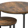 YITAHOME 2 tlg. Couchtisch Rund Nisttisch set Beistelltisch Produktbild-Vorschau 8