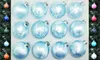 JACK 12x Glas Eislack Christbaumkugeln 6cm Thüringer Produktbild-Vorschau 4