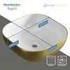 Aufsatzwaschbecken 42 cm gold Produktbild-Vorschau 4