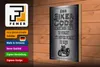 Holzschild Motorrad 20x30cm Biker Code never forget ride Produktbild-Vorschau 4