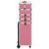 vidaXL Kosmetické pouzdro Aluminium Pink Náhled obrázku produktu 2