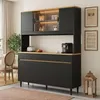 Mobiletto alto Flieks, 160x40x185 cm, credenza con spazio Anteprima dell’immagine prodotto 3