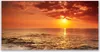Glasbilder 140x70 Wandbild Druck auf Glas Meer Sonne Produktbild-Vorschau 1