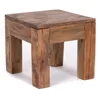 Konferenčný stolík SQUARE 40" | mahagón, 40x40x40cm | bočný Náhľad obrázku produktu 1