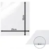 PET deska, matná bílá, 25 × 30 cm, 0,5 mm – neprůhledná Náhled obrázku produktu 2