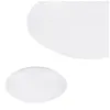 Two white, round, flat light fixtures are shown against a white background. One is larger and positioned in the upper right corner, while the other is smaller and positioned in the lower left corner. Náhled obrázku produktu