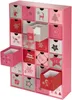 A pink advent calendar with 24 drawers, decorated with Christmas-themed designs and numbers. Náhled obrázku produktu