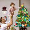 DIY Plstěný Vánoční Stromek pro Děti 102cm Vánoční Náhled obrázku produktu 6