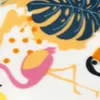 A close-up of a colorful picnic blanket with a tropical pattern. Náhled obrázku produktu