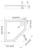 AQUABAD® Duschwanne Komplettset Basic Smooth White 90x90cm Produktbild-Vorschau 8