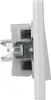 Side view of a white electrical switch component. Produktbild-Vorschau