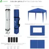 VOUNOT® Pavillon 3x3m mit 4 Seitenteilen & 4 Sandsäcke, Pop Produktbild-Vorschau 2