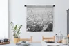MuchoWow® Wandteppich Wandbehang Winter - Schwarz - Weiß - Produktbild-Vorschau 2
