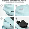 YASHE Mini-Waffeleisen ABW59C, 550 W, 10 cm, Antihaft, Produktbild-Vorschau 6