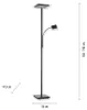 JUST LIGHT LED-Stehleuchte 11710-18 schwarz, 26 W, 2900 lm, Produktbild-Vorschau 17