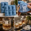 Eiswürfelform 3D Hochlandrind, 6 Fächer, Silikon, flexibel Productafbeelding-voorbeeld