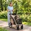 PawHut Hundewagen Faltbar Hundebuggy für mittelgroße Hunde Produktbild-Vorschau 2