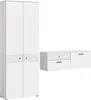 Prisma Garderobenmöbel Set P4 Weiß. Produktbild-Vorschau 2
