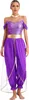 A woman is modeling a purple princess costume. Anteprima dell’immagine prodotto