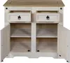 Kommode Cancun, Pinienholz massiv, Sideboard mit 2 Türen & Produktbild-Vorschau 3